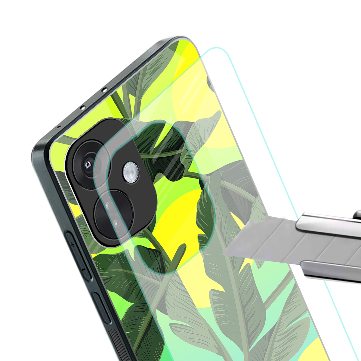 nostalgic floral back phone cover | glass case for oneplus nord ce 3