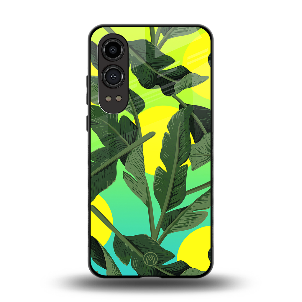 nostalgic floral back phone cover | glass case for oneplus nord ce 4 lite
