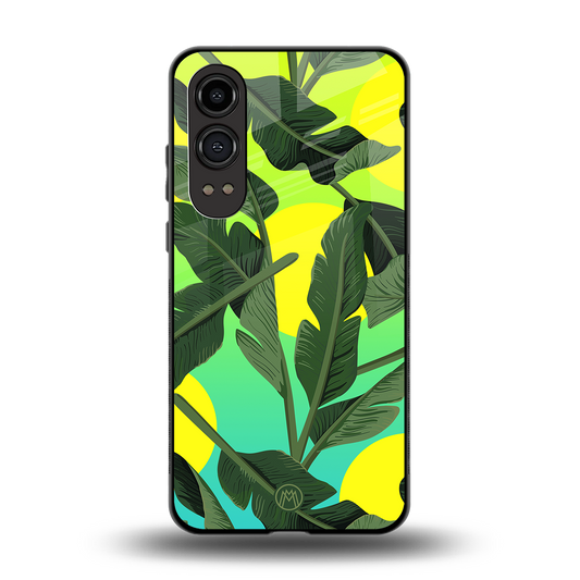 nostalgic floral back phone cover | glass case for oneplus nord ce 4 lite