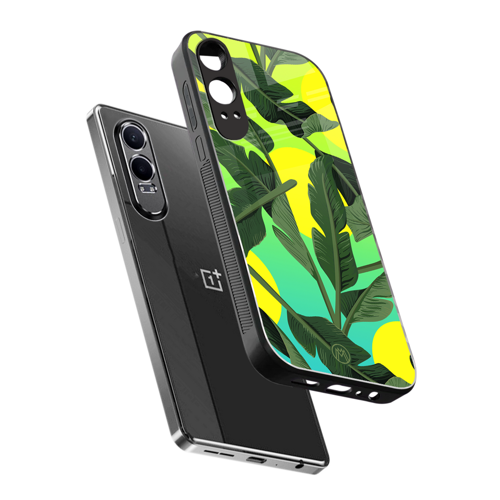 nostalgic floral back phone cover | glass case for oneplus nord ce 4 lite