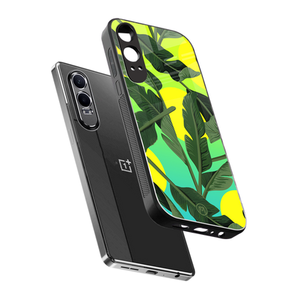 nostalgic floral back phone cover | glass case for oneplus nord ce 4 lite
