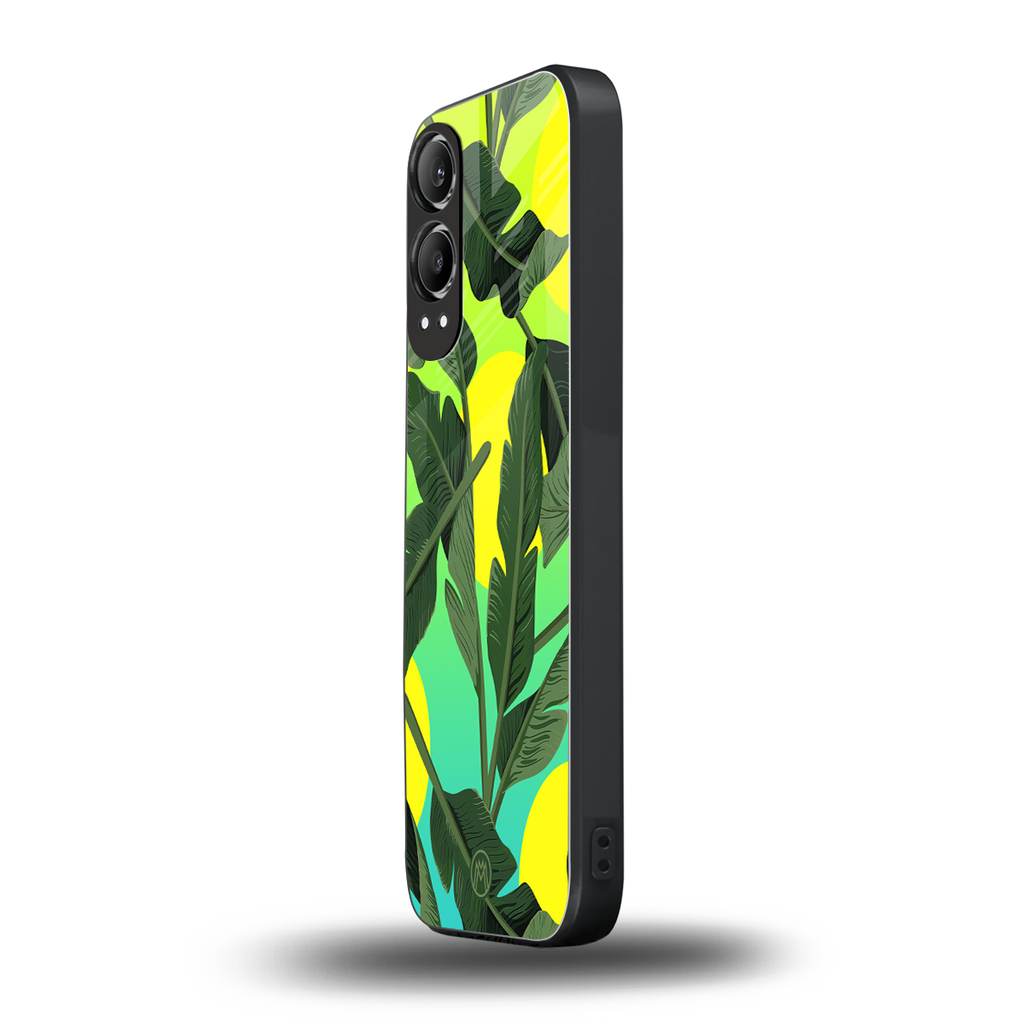 nostalgic floral back phone cover | glass case for oneplus nord ce 4 lite