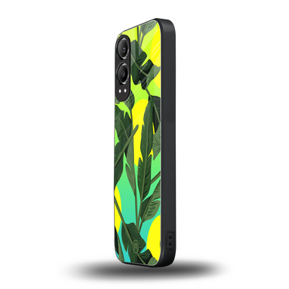 nostalgic floral back phone cover | glass case for oneplus nord ce 4 lite
