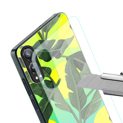 nostalgic floral back phone cover | glass case for oneplus nord ce 4 lite