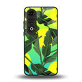 nostalgic floral back phone cover | glass case for oneplus nord ce 4