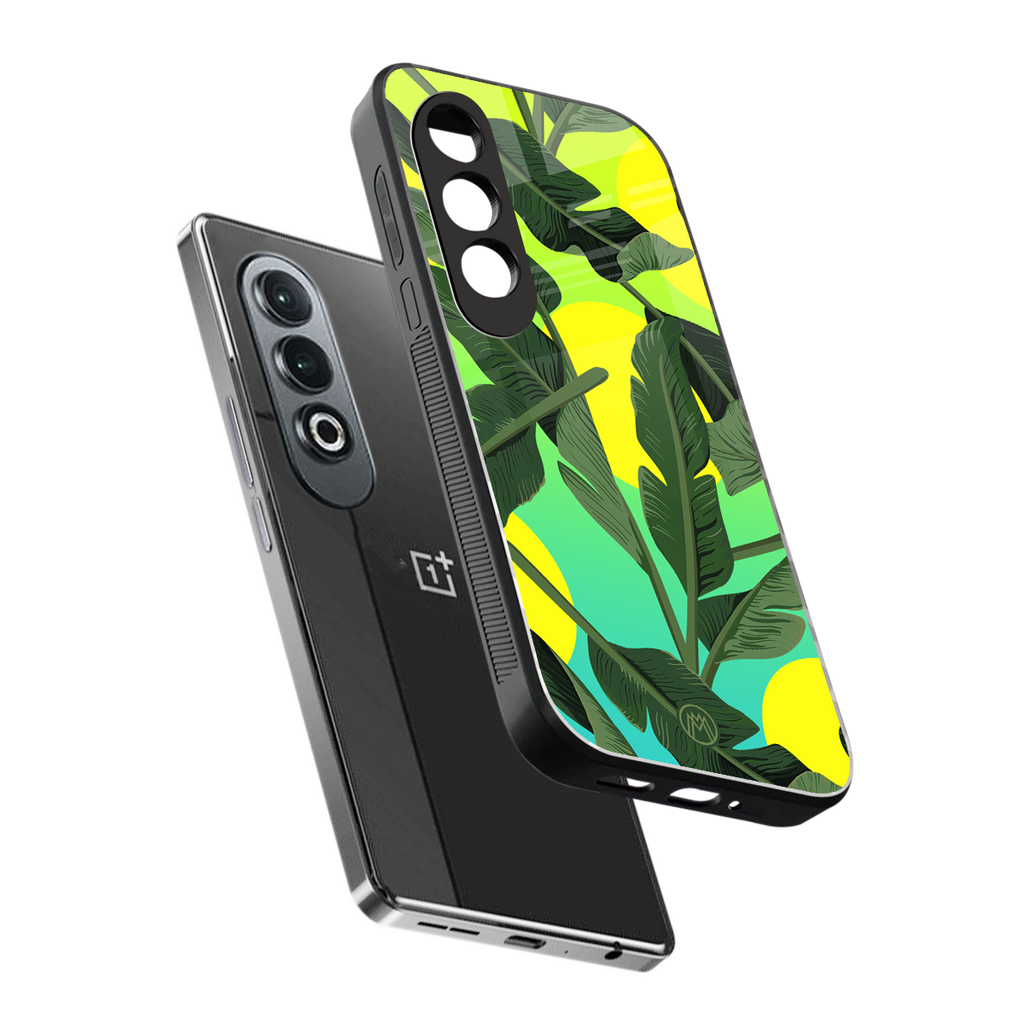 nostalgic floral back phone cover | glass case for oneplus nord ce 4