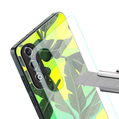 nostalgic floral back phone cover | glass case for oneplus nord ce 4