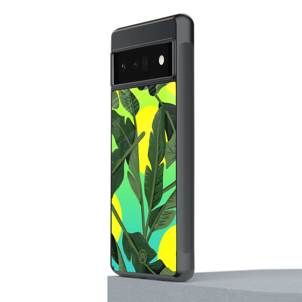 nostalgic floral back phone cover | glass case for google pixel 6 pro
