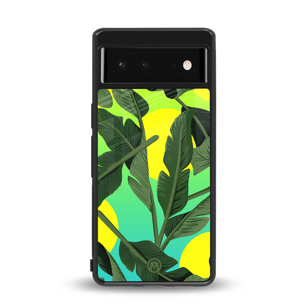 nostalgic floral back phone cover | glass case for google pixel 6