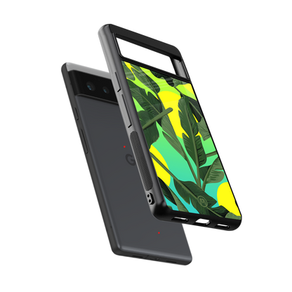nostalgic floral back phone cover | glass case for Google Pixel 6A