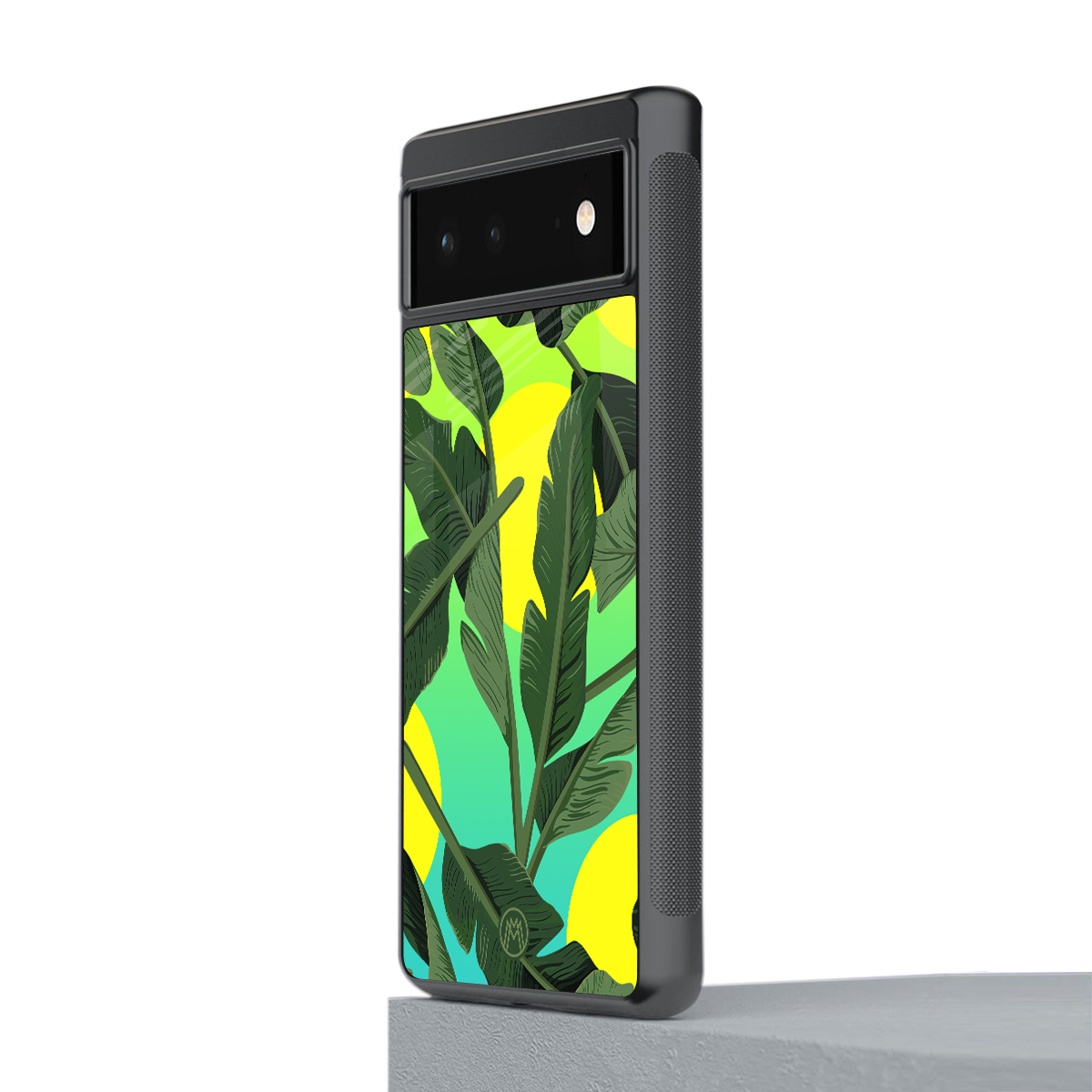 nostalgic floral back phone cover | glass case for google pixel 6