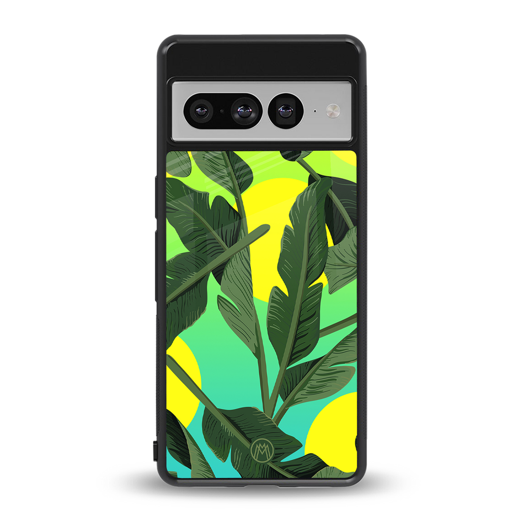 nostalgic floral back phone cover | glass case for google pixel 7 pro