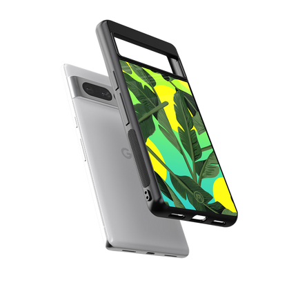 nostalgic floral back phone cover | glass case for google pixel 7 pro