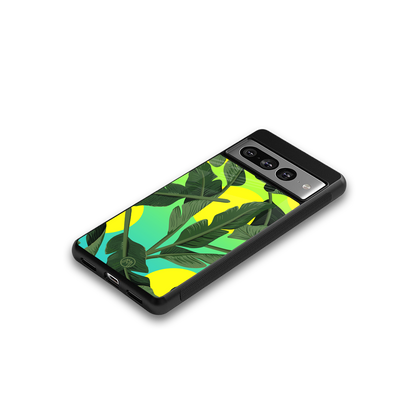 nostalgic floral back phone cover | glass case for google pixel 7 pro