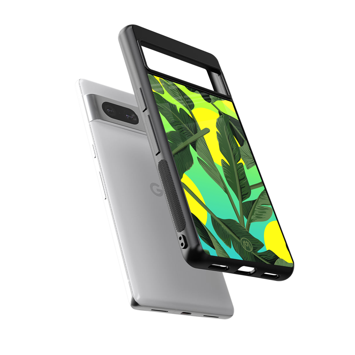 nostalgic floral back phone cover | glass case for Google Pixel 7A