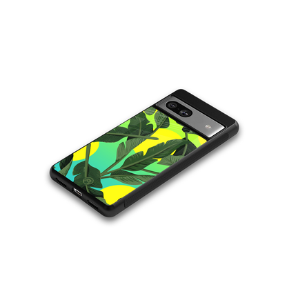 nostalgic floral back phone cover | glass case for Google Pixel 7A