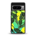 nostalgic floral back phone cover | glass case for google pixel 8 pro