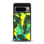 nostalgic floral back phone cover | glass case for google pixel 8 pro