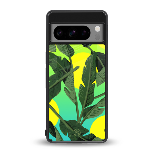 nostalgic floral back phone cover | glass case for google pixel 8 pro