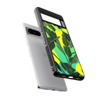 nostalgic floral back phone cover | glass case for google pixel 8 pro