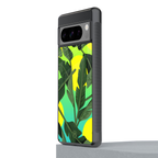 nostalgic floral back phone cover | glass case for google pixel 8 pro