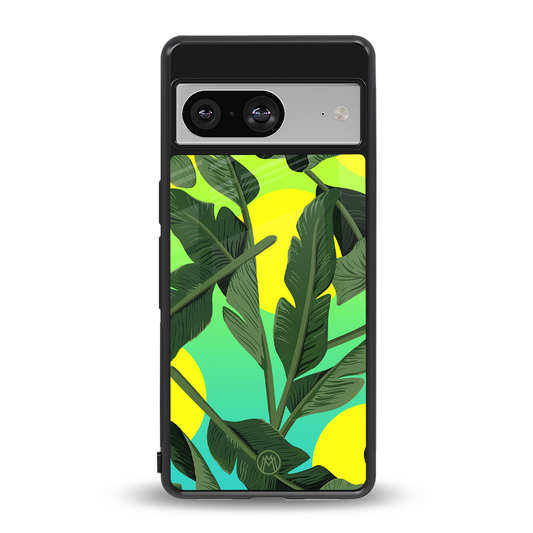nostalgic floral back phone cover | glass case for Google Pixel 8