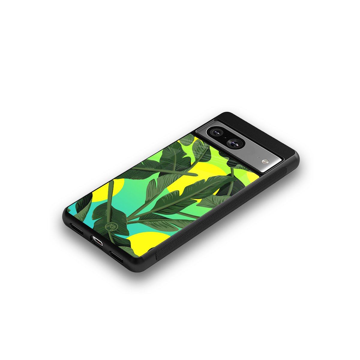 nostalgic floral back phone cover | glass case for Google Pixel 8