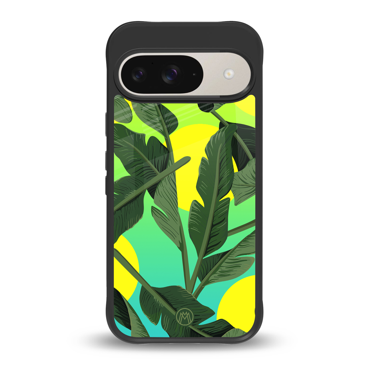 nostalgic floral back phone cover | glass case for google pixel 9