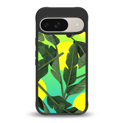 nostalgic floral back phone cover | glass case for google pixel 9