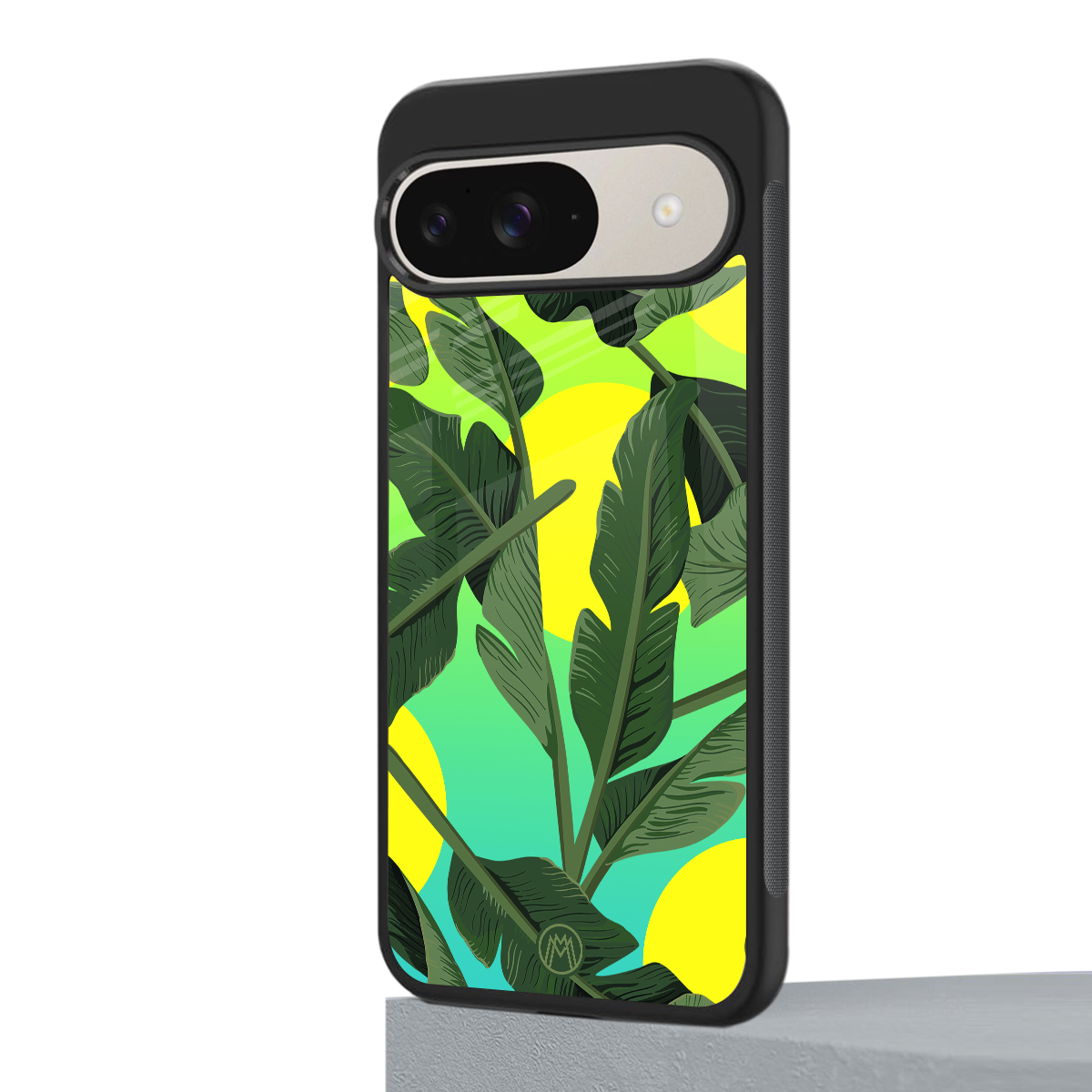 nostalgic floral back phone cover | glass case for google pixel 9