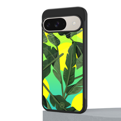 nostalgic floral back phone cover | glass case for google pixel 9