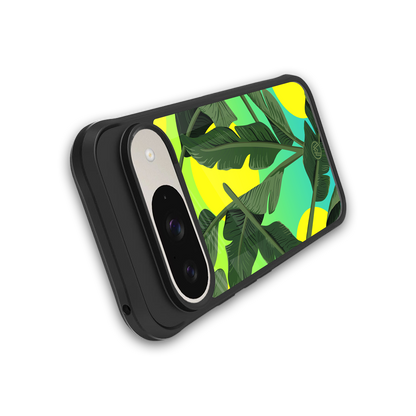 nostalgic floral back phone cover | glass case for google pixel 9