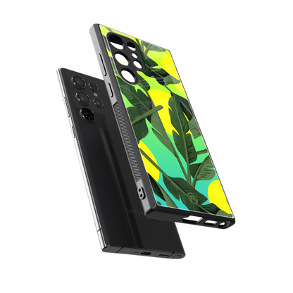 nostalgic floral back phone cover | glass case for samsung galaxy s24 ultra