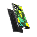 nostalgic floral back phone cover | glass case for samsung galaxy s23 ultra