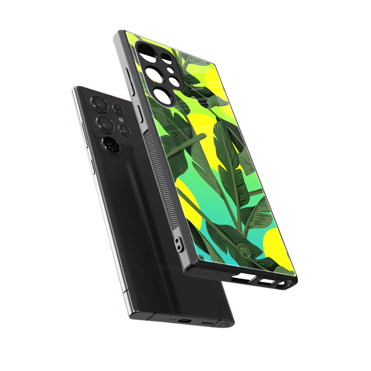 nostalgic floral back phone cover | glass case for samsung galaxy s23 ultra