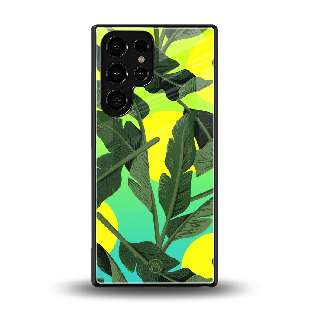 nostalgic floral back phone cover | glass case for samsung galaxy s25 ultra