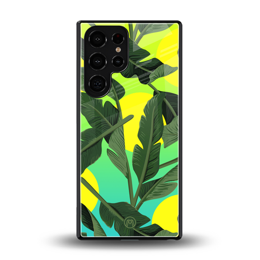 nostalgic floral back phone cover | glass case for samsung galaxy s25 ultra