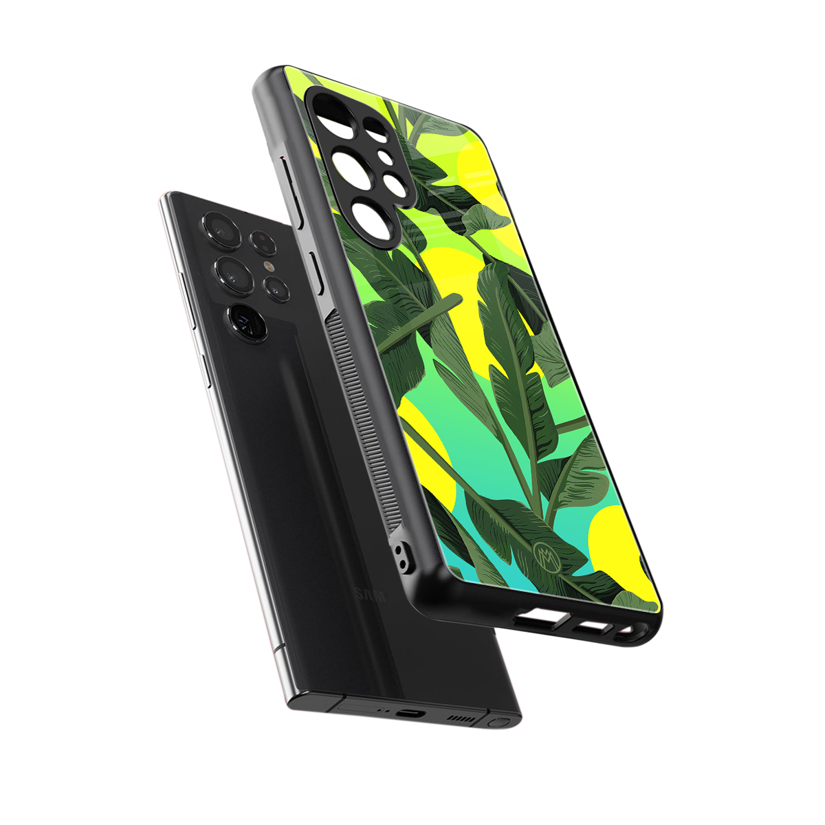 nostalgic floral back phone cover | glass case for samsung galaxy s25 ultra