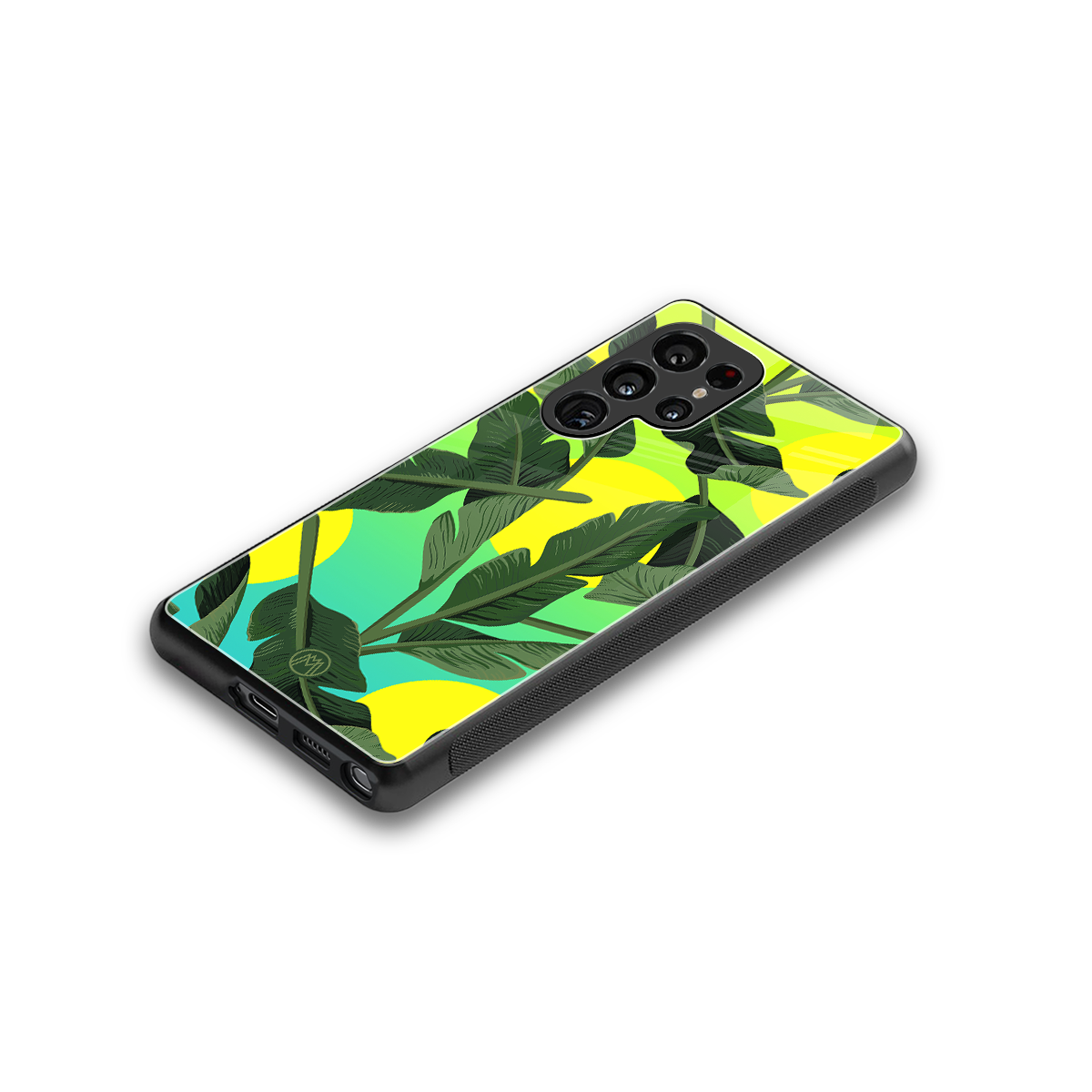 nostalgic floral back phone cover | glass case for samsung galaxy s25 ultra