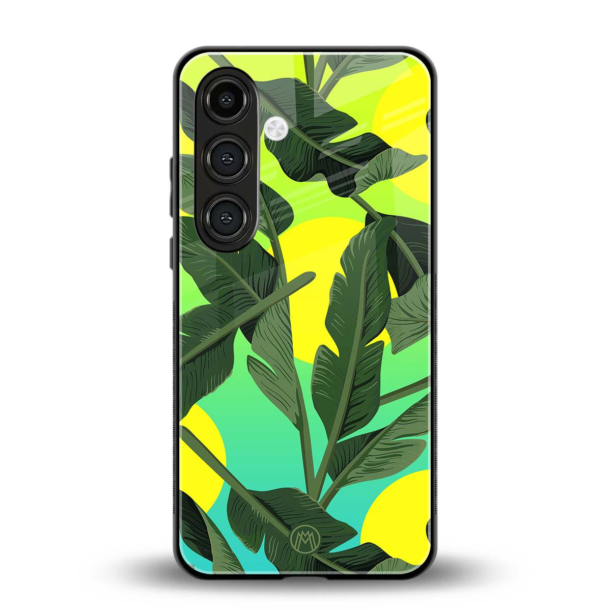 nostalgic floral back phone cover | glass case for samsung galaxy s24 plus