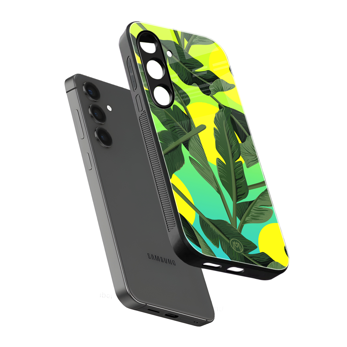 nostalgic floral back phone cover | glass case for samsung galaxy s25 plus