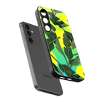 nostalgic floral back phone cover | glass case for samsung galaxy s25