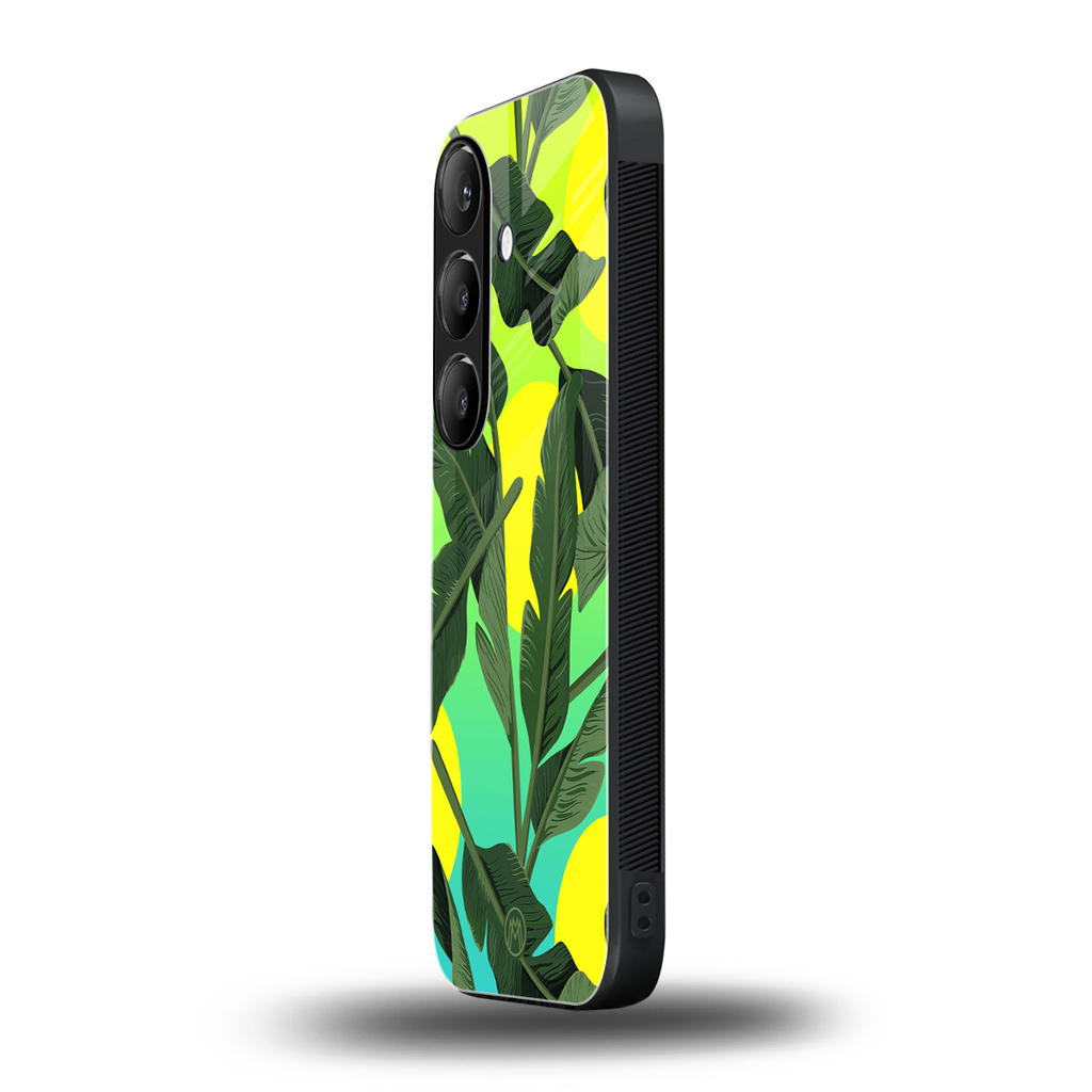 nostalgic floral back phone cover | glass case for samsung galaxy s25