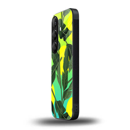 nostalgic floral back phone cover | glass case for samsung galaxy s24 fe