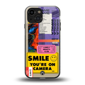 nostalgic stickers back phone cover | glass case for iphone 13 mini