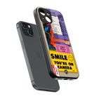 nostalgic stickers back phone cover | glass case for iphone 13 mini