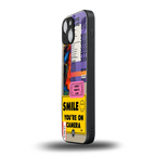 nostalgic stickers back phone cover | glass case for iphone 13 mini