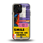 nostalgic stickers back phone cover | glass case for iphone 13 pro max