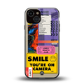 nostalgic stickers back phone cover | glass case for iphone 13