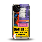 nostalgic stickers back phone cover | glass case for iphone 13